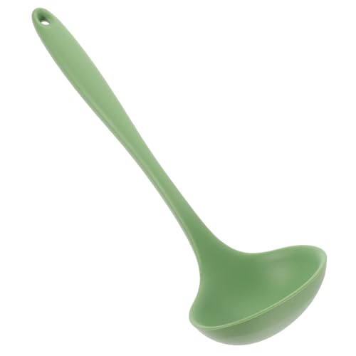 JUMPLAWN Suppenkelle mit Langem Griff Hitzebeständig Großer Schöpflöffel für Suppen Brei und Reis Einfach zu Reinigen Langlebig Elegantes Küchendesign von JUMPLAWN