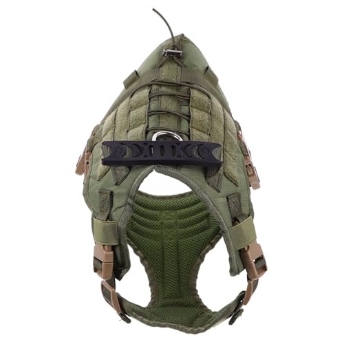 JUMPLAWN Taktische wasserdichte Hundeweste aus Oxford Verstellbar Robustes Arbeitsgeschirr für Mittelgroße und Große Hunde Grün Atmungsaktiv Bequem JUMPLAWN Taktische wasserdichte Hundeweste aus Oxford Verstellbar Robustes Arbeitsgeschirr für Mittelgroße und Große Hunde Grün Atmungsaktiv Bequem von JUMPLAWN