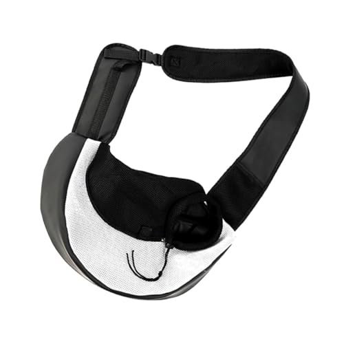 JUMPLAWN Tragbare Faltbare Haustier Umhängetasche mit Atmungsaktivem Netz Gepolstertem Schulterriemen und Integriertem Handyfach Komfortabel und Langlebig für Katzenreisen von JUMPLAWN