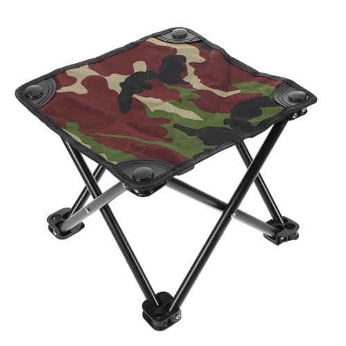 JUMPLAWN Tragbarer Klappbarer Campinghocker Klein Faltbar Leicht für Angeln Wandern Gartenarbeit Strand Outdoor Multifunktional von JUMPLAWN