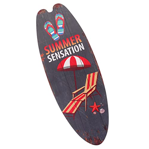 JUMPLAWN Surfbrett Wanddekoration Aus Holz Stranddekor Für Badezimmer Und Wohnzimmer Meer Dekor Einzigartiges Design Für Bars Und Restaurants Hängendes Surfbrett Schild Für Sommerliche von JUMPLAWN