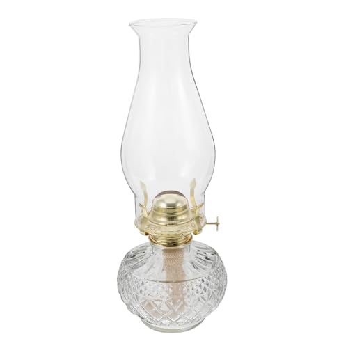 JUMPLAWN Vintage Kerosene Lampe aus Retro Öl Lampe für Tischdekoration Stimmungsvolle Beleuchtung für Wohnzimmer Schlafzimmer Hochzeiten und Partys von JUMPLAWN