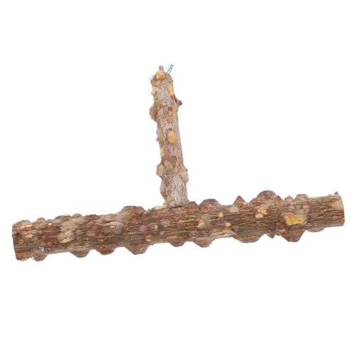 JUMPLAWN Vogelständer aus Naturholz Robustes Sitzstangen Papageien und Wellensittiche Einfach zu Montierendes Kletter Kauzubehör für Käfigvögel Dekorativer Vogelspielplatz JUMPLAWN Vogelständer aus Naturholz Robustes Sitzstangen Papageien und Wellensittiche Einfach zu Montierendes Kletter Kauzubehör für Käfigvögel Dekorativer Vogelspielplatz von JUMPLAWN