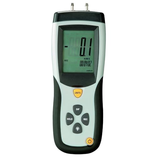 JUMTEC DM-100 Druckmessgerät v. +- 0-200mbar Standard von JUMTEC