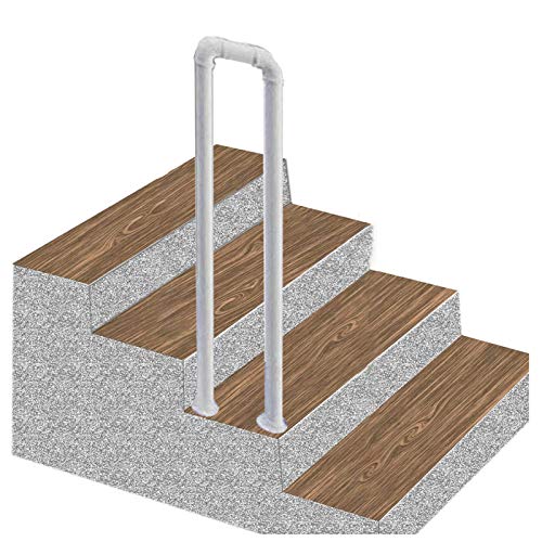 U-förmige Treppe Handlauf Industrierohr Weiß Schmiedeeisen Geländer Schiene Sicherheit Unterstützung Handgeländer für Treppen U-förmige Treppe Handlauf Industrierohr Weiß Schmiedeeisen Geländer Schiene Sicherheit Unterstützung Handgeländer für Treppen von JUN-Handrails