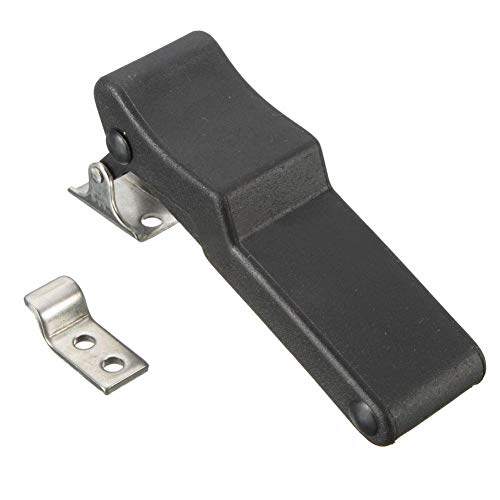 JUN-STORE Flexible Tür Draw Latch-Verschluss 3,8-Zoll-Replacement-weichen Gummi Schwarz Übertotpunkt-C7-10 SENMIA (Color : Black) von JUN-STORE