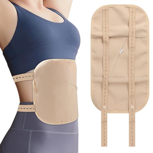 JUNART Castor oil pack Kleiner Velcro legt sich sicher um Knie und Ellbogen zur gezielten Behandlung von Muskelschmerzen, Arthritis und Verdauungsstörungen von JUNART