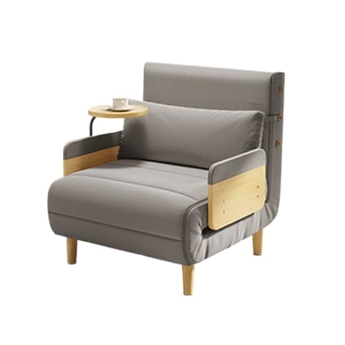 JUNCHENG1008 Klappbares Schlafsofa Klappbares Schlafsofa, Multifunktions-Klapphocker mit Verstellbarer Rückenlehne, moderner Cabrio-Stuhl, for Zuhause, Büro, Wohnheim(Grigio,80cm) von JUNCHENG1008