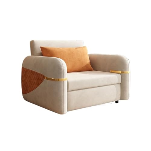 JUNCHENG1008 Klappbares Schlafsofa Klappbares Schlafsofa, umwandelbarer Sessel, mit Stauraum for Erwachsene, Gäste for das Home Office von JUNCHENG1008
