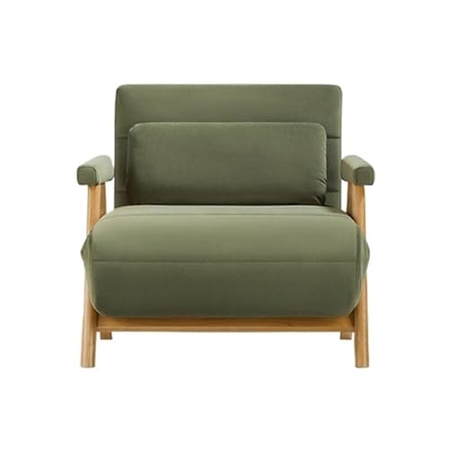 JUNCHENG1008 Klappbares Schlafsofa Umwandelbares Schlafsofa, multifunktionaler Schlafsessel, Liegestuhl for Wohnung, Wohnheim(Green) von JUNCHENG1008