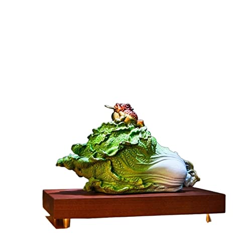 JUNCHENG1008 Schreibtischdeko Chinesische Vollkupfer-Goldhundert-Reichtum-Kohl-Ornamente, Wohnzimmer, TV-Schrank, Boca, Regal, Büro, Haustür, Shop-Ornamente Tischdekorationen JUNCHENG1008 Schreibtischdeko Chinesische Vollkupfer-Goldhundert-Reichtum-Kohl-Ornamente, Wohnzimmer, TV-Schrank, Boca, Regal, Büro, Haustür, Shop-Ornamente Tischdekorationen von JUNCHENG1008