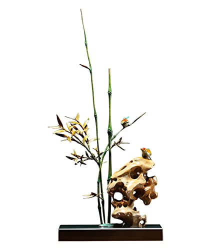 JUNCHENG1008 Schreibtischdeko Farbe Kupfer Pflanze Ornamente Wohnzimmer Eingang Kunsthandwerk Hotellobby Dekorative Skulptur Kunstwerk Tischdekorationen JUNCHENG1008 Schreibtischdeko Farbe Kupfer Pflanze Ornamente Wohnzimmer Eingang Kunsthandwerk Hotellobby Dekorative Skulptur Kunstwerk Tischdekorationen von JUNCHENG1008
