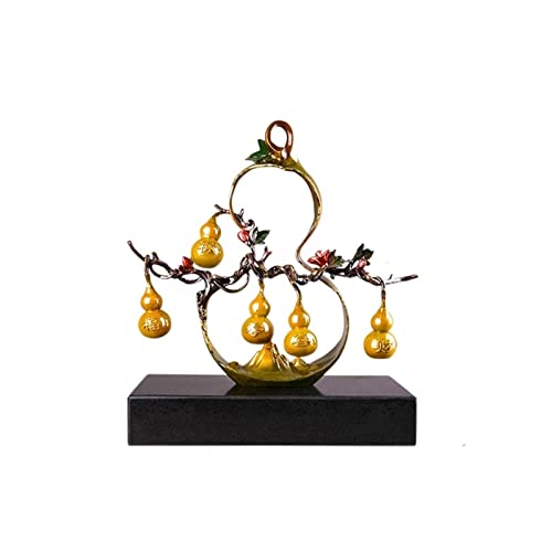 JUNCHENG1008 Schreibtischdeko Five Blessings Kürbis Bronze Eingangsbereich Ornament Wohnzimmer TV-Schrank Boccia Dekorative Skulptur Tischdekorationen JUNCHENG1008 Schreibtischdeko Five Blessings Kürbis Bronze Eingangsbereich Ornament Wohnzimmer TV-Schrank Boccia Dekorative Skulptur Tischdekorationen von JUNCHENG1008