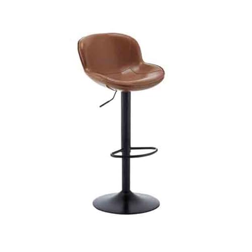 JUNCHENG1008 barhocker Rezeption Kassierer Drehbarer Barstuhl Licht Luxus Lift Barstuhl Home Island Hochhocker Bar Hochstuhl barhocker mit lehne(Bruin) von JUNCHENG1008