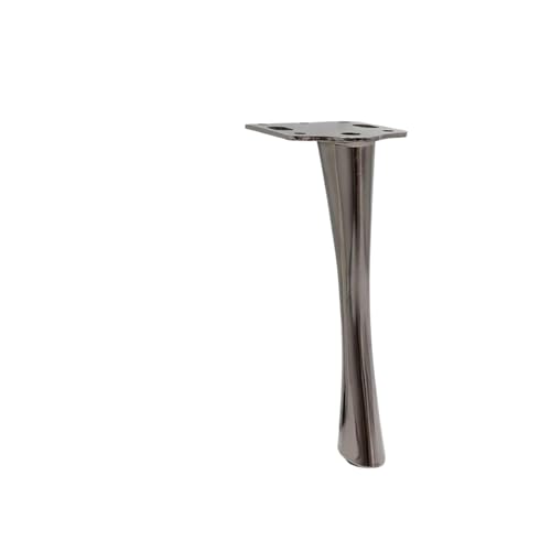 JUNCHENGBAO 4 STÜCKE Metall Möbel Beine Schrank Füße 15 cm/17 cm for Kommode Badezimmer Schrank TV Ständer Sofa Kaffee Tisch Beine(Color:Grey(15cm)) von JUNCHENGBAO