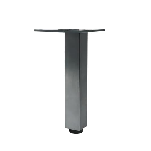 JUNCHENGBAO 4 STÜCKE Verstellbare Möbelbeine Metallstützfuß for Couchtisch Schrank Stuhl Sofa Bett Möbel Hardware Füße(Color:Grey 25cm) von JUNCHENGBAO