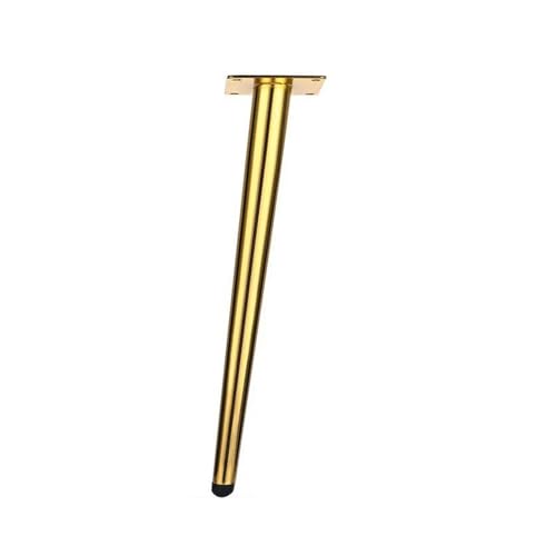 JUNCHENGBAO 4 stücke 10-30cm Edelstahl Möbel Beine Metall Verstellbare Beine for Schrank Tisch Beine Sofa Füße Möbel ersatz Fuß(Color:Gold 10cm ob) von JUNCHENGBAO