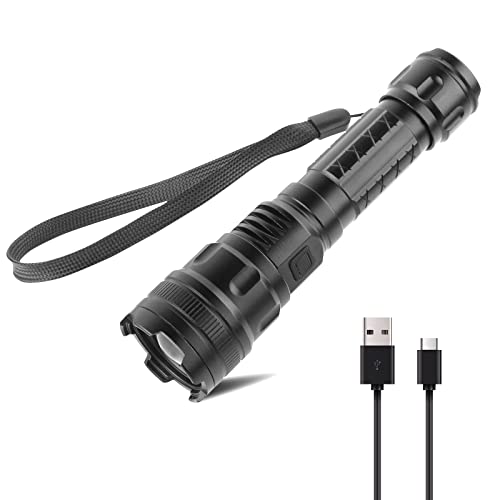 LED-Taschenlampe Taschenlampe USB Wiederaufladbar Outdoor LED-Taschenlampe Notfall Scouting Camping Starkes Licht Taschenlampe von JUNDINGYUN