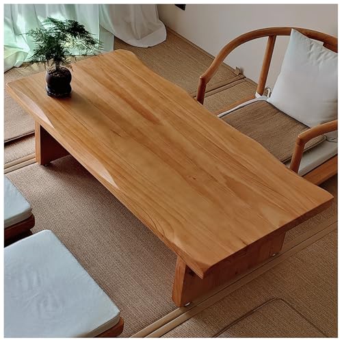 JUNFUNNLE 160CM Minimalistischer Japanischer Niedriger Couchtisch Für Den Boden, Tatami-Meditationsaltartisch, Moderner Wohnzimmertisch, Beistelltisch Für Wohnzimmer, Kaffeetisch Tisch von JUNFUNNLE