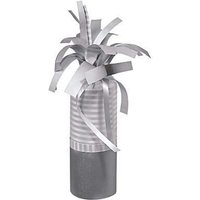 JUNG SCHÖNER VERPACKEN Geschenkpapier 50 cm  x 20 m silber/weiß von JUNG SCHÖNER VERPACKEN