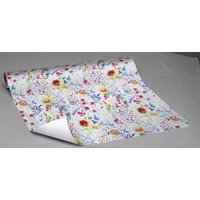 JUNG SCHÖNER VERPACKEN Geschenkpapier 50 cm  x 20 m weiß/gelb/grün/blau von JUNG SCHÖNER VERPACKEN