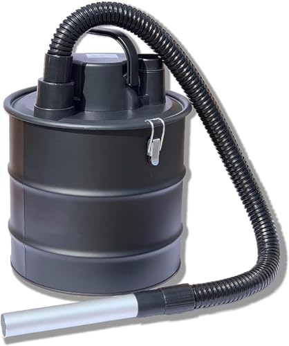 JUNG Kinzo Aschesauger Kaminsauger + Gebläse, 18L Behälter + Schlauch aus Metall, 2in1 Sauger Nasssauger Trockensauger, Grillsauger mit Hepa Filter, 800W, Bausauger, Staubsauger, Kohlesauger von JUNG