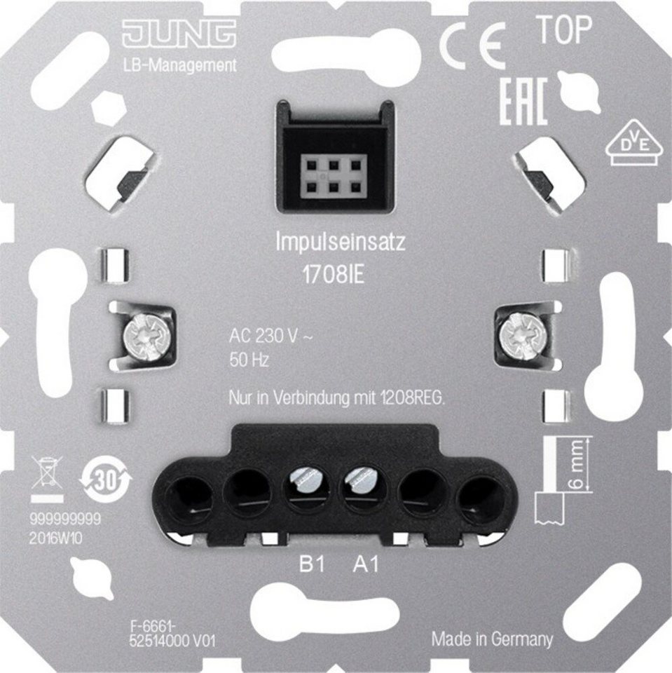 JUNG Klemmen Jung Impulseinsatz 1708 IE von JUNG