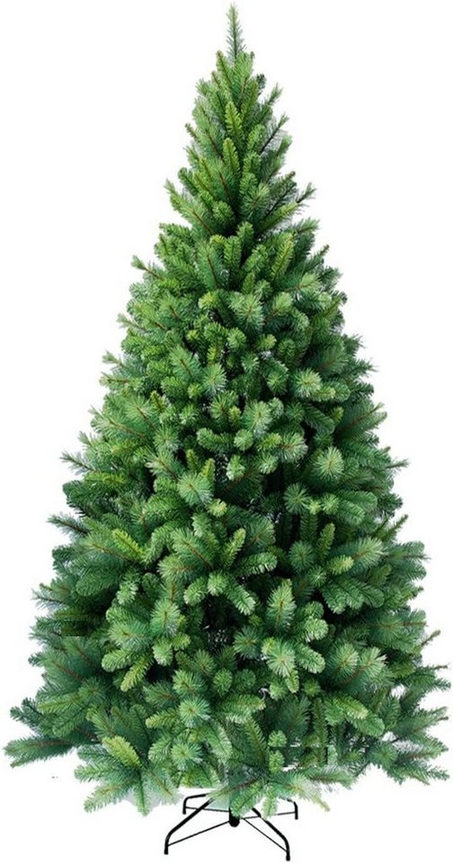 JUNG Künstlicher Weihnachtsbaum Künstlicher Spritzguss Weihnachtsbaum 120cm Tannenbaum Weihnachtsdeko, Edeltanne, Nordmanntanne Premium Edel, Baum Tanne, Christbaum + Ständer Weihnachtsbäume künstlich Naturgetreu Nordmann von JUNG