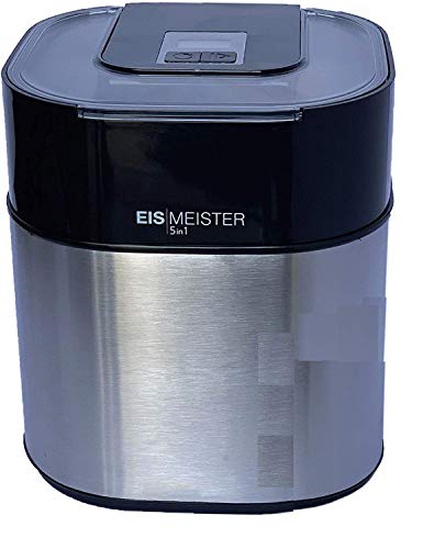 JUNG PerfectMix EISMEISTER Eismaschine Eis-creme zum selber machen,für 4 Personen,5in1 Maschine, Speiseeismaschine Speiseeisbereiter mit 1,5 L Fassung, Sorbet Maschine, Frozen Joghurt, Softeis von JUNG