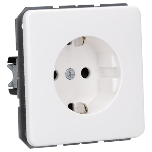 Jung CD1520KIWW Schuko Steckdose 16 A 250 V mit Berührungsschutz Serie CD alpinweiß, 250 V Jung CD1520KIWW Schuko Steckdose 16 A 250 V mit Berührungsschutz Serie CD alpinweiß, 250 V von JUNG
