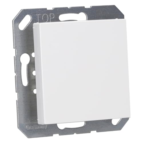 JUNG A594 0WW Blind-Abdeckung (gerastet), Thermoplast, Serie AS/A, alpinweiß von JUNG