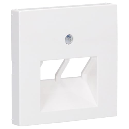 JUNG Abdeckung für IAE/UAE-Anschlussdosen 1 x 8-polig, Thermoplast, Serie AS/A, alpinweiß, A 569-1 BFPLUA WW von JUNG