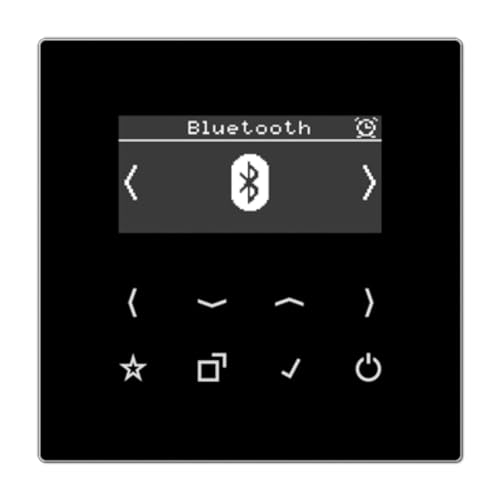 Jung DABLSBTSW Smart Radio DAB+ mit Bluetooth Schwarz Serie LS von JUNG