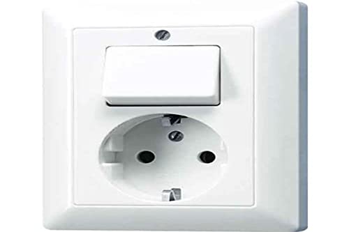 Jung AS5576U Schuko -Steckdose mit Wechselschalter von JUNG