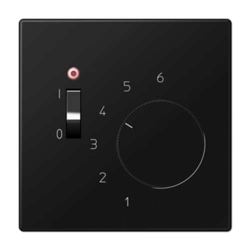 Thermostat AC 230 V LS schwarz matt (Referenz: Jung TRLS231SWM) von JUNG