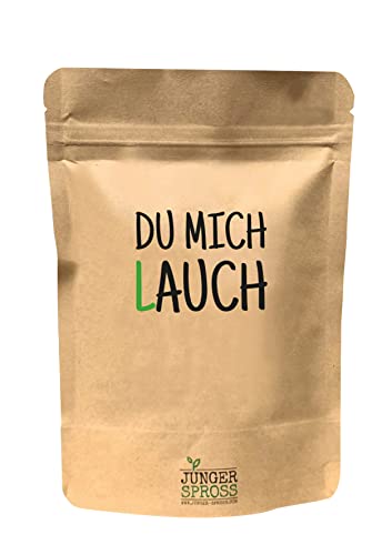 JUNGER SPROSS Pflanzbeutel - Du mich Lauch von Junger Spross