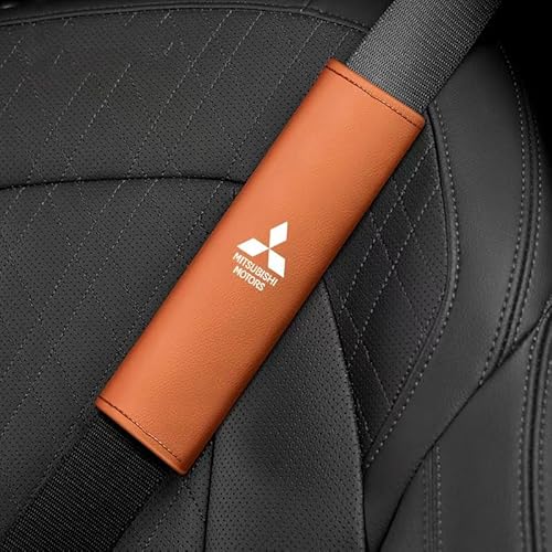 JUNHAIFA 2 Stück Auto Gurtpolster für Mitsubishi Eclipse Cross PHEV Hybrid 2021 2022 2023+, Polsterung für Sitzgurt im Auto Auto Sicherheitsgurt Auto Gurtschutz,E von JUNHAIFA