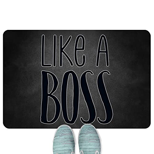 JUNIWORDS Fußmatte, Like A BOSS, 60 x 40 cm, randlos von JUNIWORDS