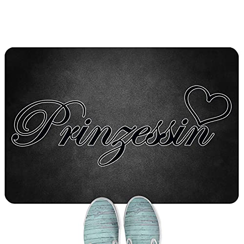 JUNIWORDS Fußmatte, Prinzessin, 60 x 40 cm, randlos von JUNIWORDS