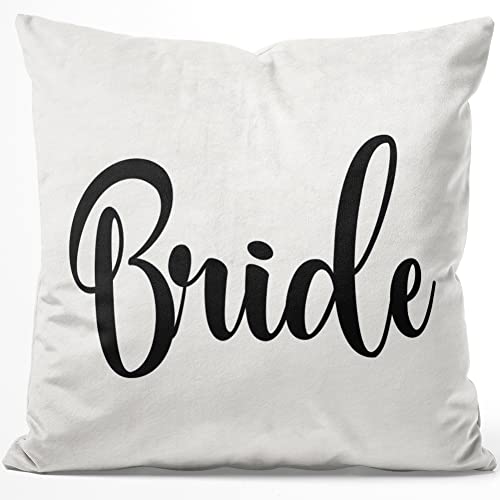 JUNIWORDS Kissen, Bride, 40 x 40 cm, Flauschig Samtweich Weich (1004295) von JUNIWORDS