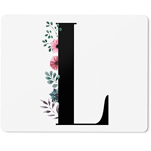 JUNIWORDS Mauspad Mousepad, Florales L mit Blume von JUNIWORDS
