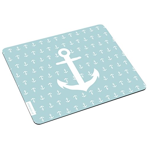 JUNIWORDS Mousepad Mauspad mit Motiv, Anker mint JUNIWORDS Mousepad Mauspad mit Motiv, Anker mint von JUNIWORDS