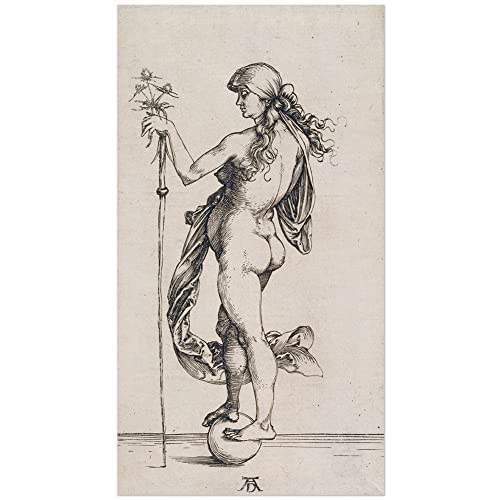 JUNIWORDS Poster, Albrecht Dürer, Fortuna, Das kleine Glück, 90 x 48 cm (3000915) von JUNIWORDS