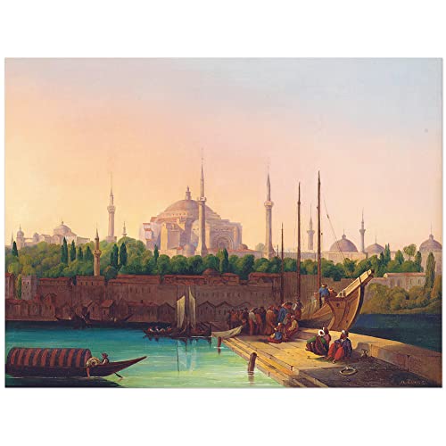 JUNIWORDS Poster, August Finke, Hagia Sophia, Istanbul, 67 x 90 cm (3001587) von JUNIWORDS
