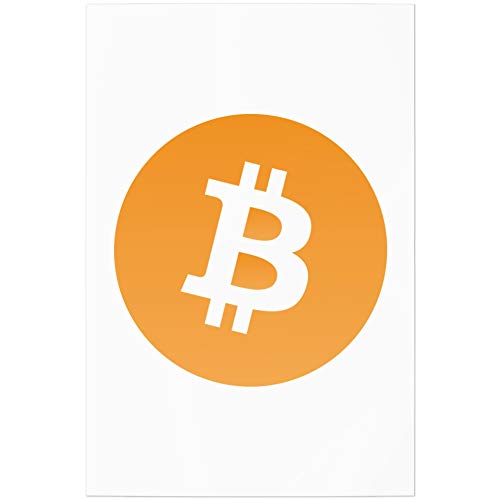 JUNIWORDS Poster, Bitcoin Logo Symbol (1000272), 40 x 60 cm von JUNIWORDS