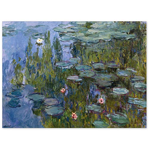 JUNIWORDS Poster, Claude Monet, Nymphéas, Seerosen, 85342, 79 x 60 cm von JUNIWORDS