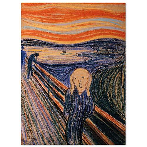 JUNIWORDS Poster, Edvard Munch, Der Schrei, 60 x 80 cm von JUNIWORDS
