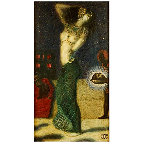 JUNIWORDS Poster, Franz von Stuck, Tanzende Salome, 90 x 47 cm (3001312) von JUNIWORDS