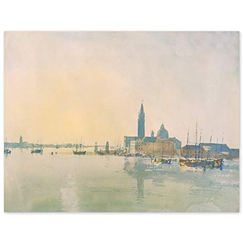 JUNIWORDS Poster, Joseph Mallord William Turner, Morgenstimmung in Venedig, 77 x 60 cm von JUNIWORDS