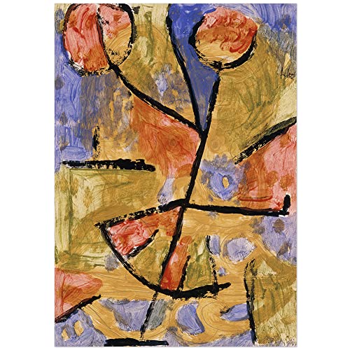 JUNIWORDS Poster, Paul Ernst Klee, Tanz-Blume, 30 x 20 cm (3001399) von JUNIWORDS